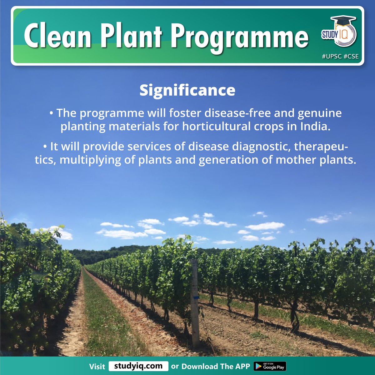 biographyiq's tweet photo. Clean Plant Programme
#cleanplantprogramme #uniongovernment #cleanplantcentres #domesticproduction #crops #usa #netherlands #israel #plantingmaterial #ppp #agricultureuniversities #nationalhorticultureboard #nhb #horticulturecrops #india #motherplants #upsc #cse #ips #ias https://t.co/ifwOx7Rs33