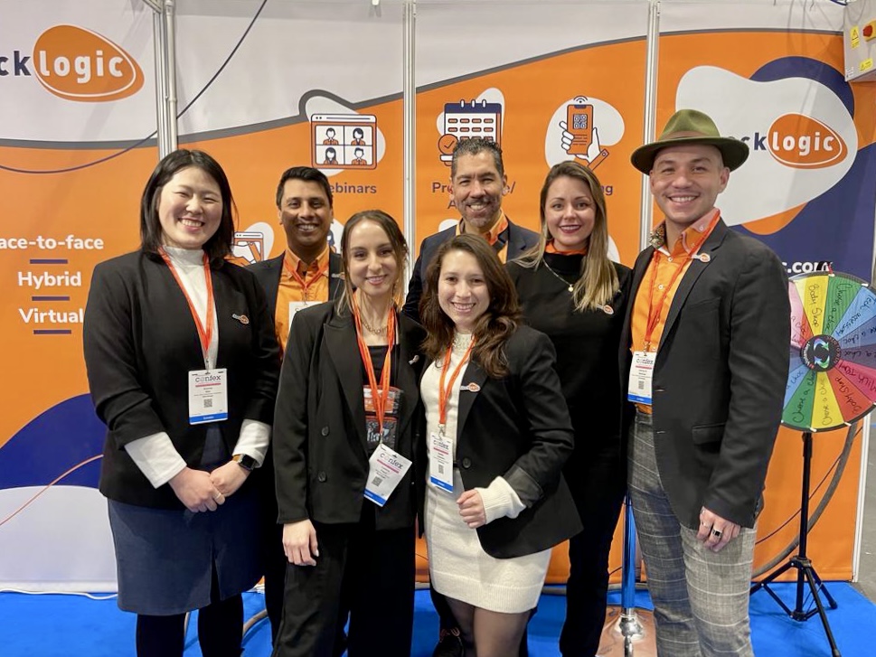 Shocklogic's tweet photo. We're back for Day 2 of #Confex2023, bright and early at @ExCeLLondon. You can find our team at stand D30C near the Keynote Theatre. Stop by to say hello, receive a demo of our products, and spin our prize wheel!
@IntlConfex #SeeYouAtConfex #eventprofs https://t.co/NmXBQONeuf