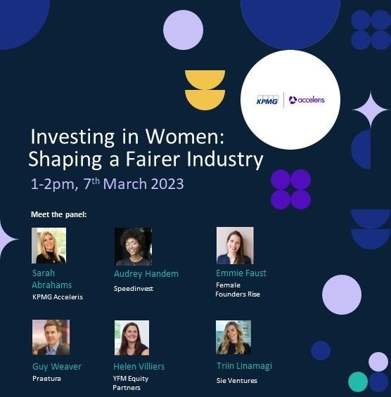 Speedinvest (@speedinvest) on Twitter photo Only 1% of all VC funding goes to all-female teams. How can we change that?
Ahead of International Women's Day, <a href="/AudreyHandem/">Audrey</a> of our SaaS & Infra team will join <a href="/emmiefaust/">Emmie Faust</a>, <a href="/GuyWeaver/">Guy Weaver</a> & <a href="/triinlinamagi/">Triin Linamagi</a> in a webinar to share insights.
Sign up here 🔽
lnkd.in/ejPesQQK Only 1% of all VC funding goes to all-female teams. How can we change that?
Ahead of International Women's Day, <a href="/AudreyHandem/">Audrey</a> of our SaaS & Infra team will join <a href="/emmiefaust/">Emmie Faust</a>, <a href="/GuyWeaver/">Guy Weaver</a> & <a href="/triinlinamagi/">Triin Linamagi</a> in a webinar to share insights.
Sign up here 🔽
lnkd.in/ejPesQQK