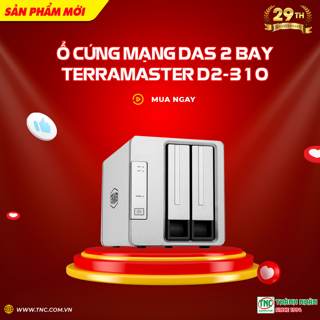 thanhnhan_vn's tweet photo. Ổ cứng mạng Das 2 Bay TerraMaster D2-310
https://t.co/OJKa0fLsSg
Giao tiếp: USB 3.1 Type-C gen1 x 1
#Ocung #ocungmang #Das #2Bay #TerraMaster #tnc https://t.co/tIECWwOuHn