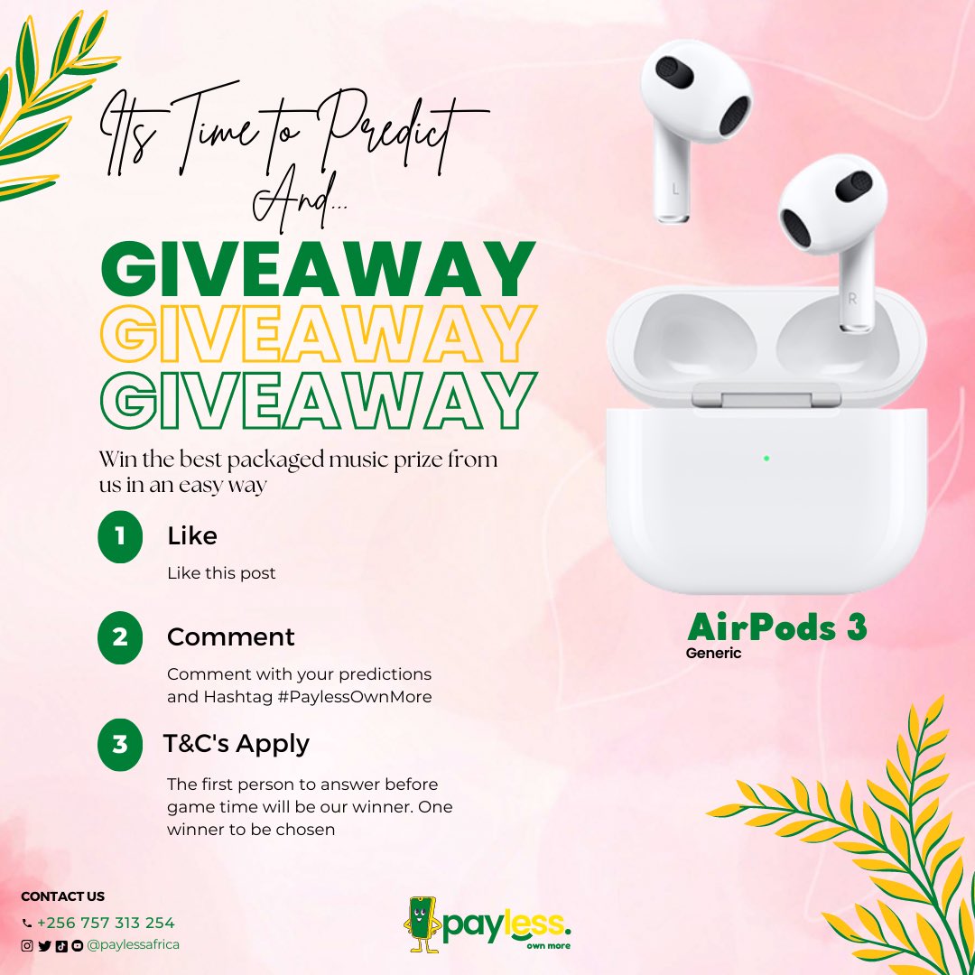 paylessafrica's tweet image. 🚨 Enter The Payless GIVEAWAY!!!! 🚨

 Match Day Predictions : #CopaDelRey 

⚽️ REAL MADRID VS BARCELONA ⚽️

▪️To Win: 

📌Like / Follow
📌Comment with #PaylessOwnMore
📌T&amp;amp;C's Apply | Instructions On Artwork

#RealMadridBarca 🏆🏆🏆