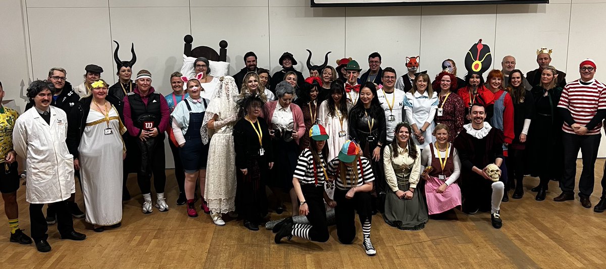 VictoryAcad's tweet photo. An amazing start to @WorldBookDayUK at Victory. Some incredible costumes! 📖 https://t.co/BWYx4fZa7J