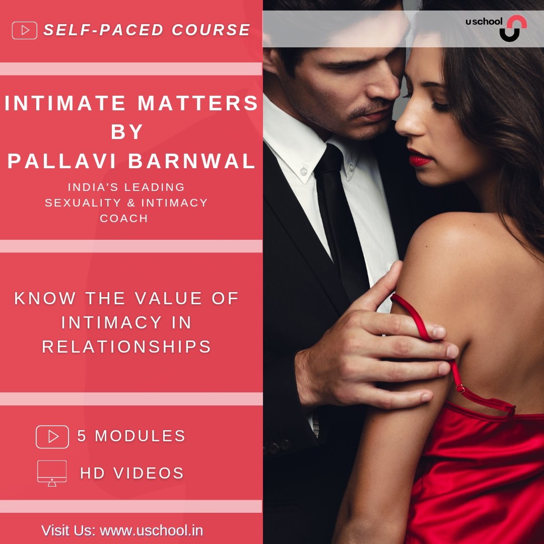Uschool_in's tweet photo. Intimacy is a powerful emotional connection that helps deliver mental and physical health benefits.

Learn intimacy &amp; its vital role in relationship with Pallavi Barnwal only on USchool.
.
.
.
#uschool  #intimateknowledge #courses  #learn  #mentalhealth  #intimacy #relationship https://t.co/eLdo5w5E3Y