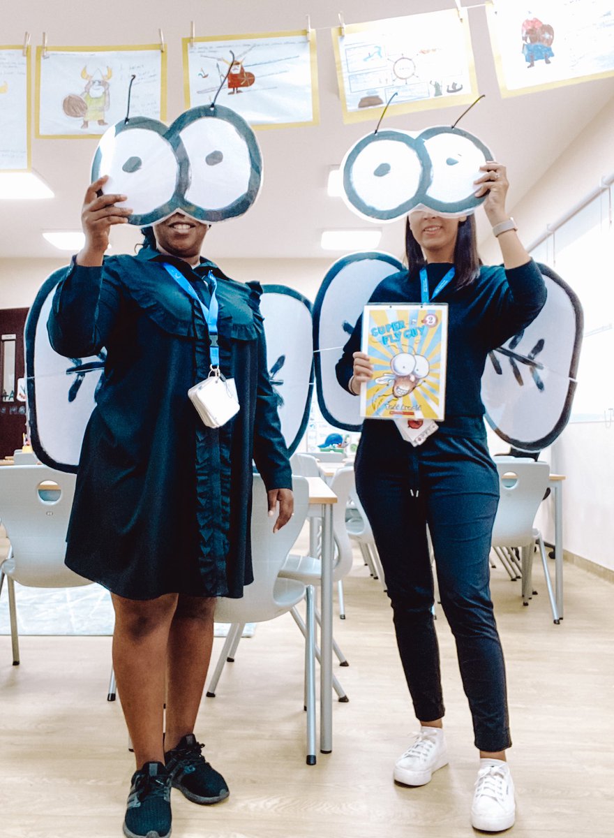 teagznell3690's tweet image. The classroom is buzzing for #WorldBookDay2023 #characterday #flyguy #teacherlife @SmartVisionSch1