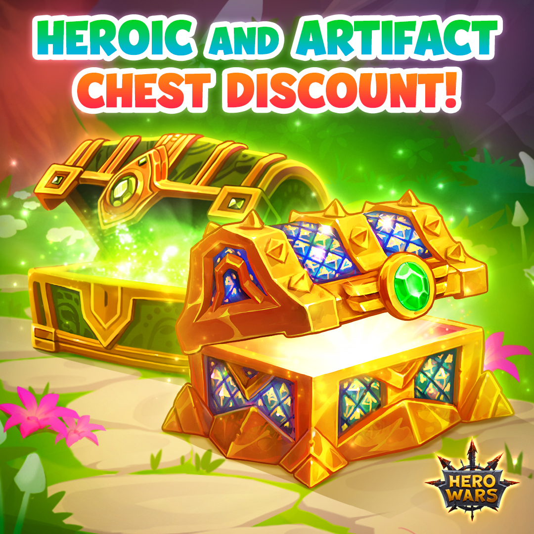 Hero Wars Mobile on Twitter "⭐ Heroic and Artifact Chests sale ⭐ This