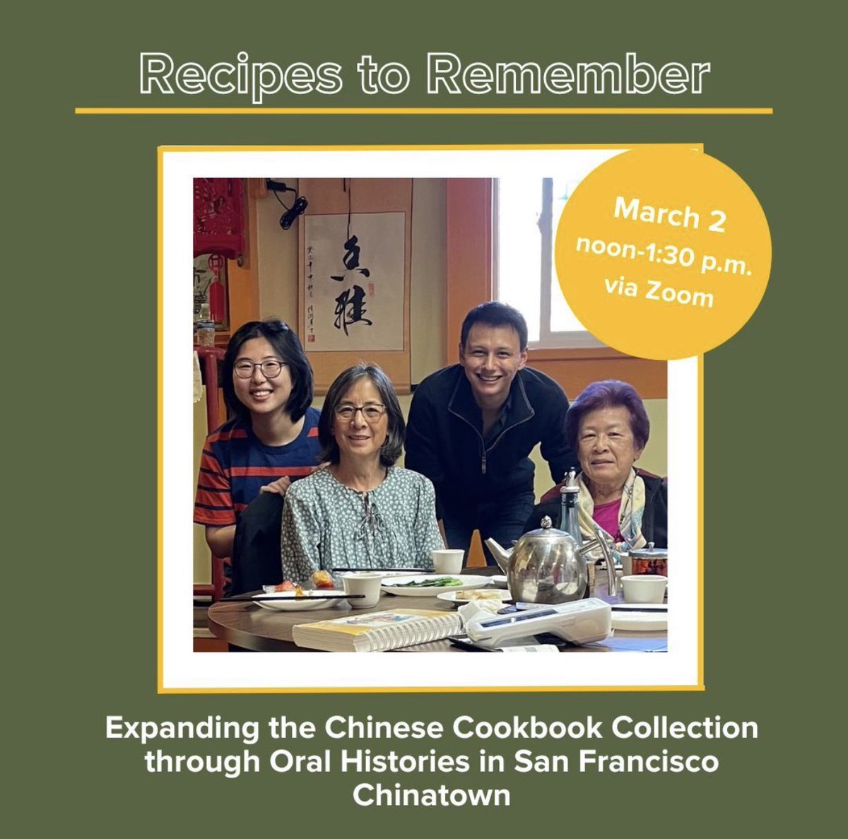 audreyrussek's tweet photo. DYK: @UCDavisLibrary holds the 2nd largest collection of English language Chinese cookbooks in the U.S. Join us and @DavisHumanities on March 2 and learn about this unique collection and its connections to a community-based research project in San Francisco Chinatown. https://t.co/ZaJ7Ju39VW
