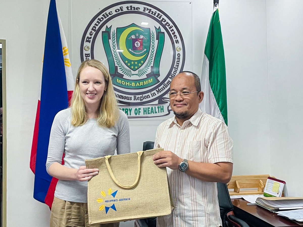 radekrzehak's tweet photo. With #Australian Embassy Team led by Deputy Head of Mission @moyaco, @unicefphils met with Deputy Minister of Health of #BARMM @MOHBARMM  to review ongoing health programs supported by #AustralianAid and @UNICEF and discuss current challenges and opportunities of health system https://t.co/n5Ixhwfthp