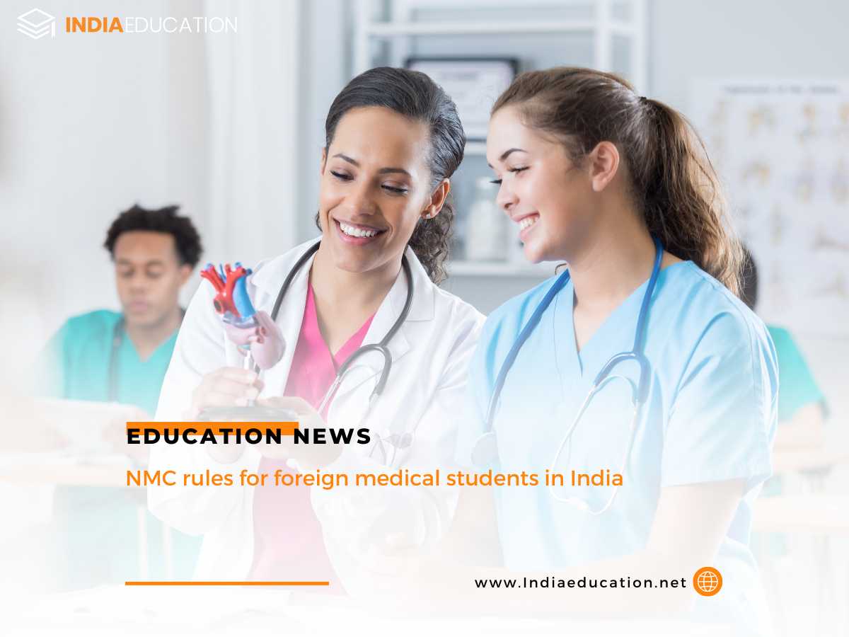 IndiaEducation_'s tweet image. NMC rules for foreign medical students in India. Read more  
buff.ly/3J5kWCx 
#NMCguidelines