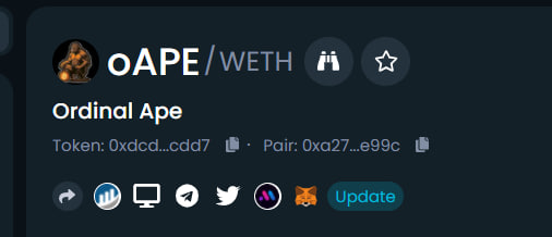 oAPEBTCNFT's tweet photo. Social up.
Don't miss an ape that is about to enter btc-nft!
#bayc #oape #punks #ape https://t.co/C5UcGM03Tr