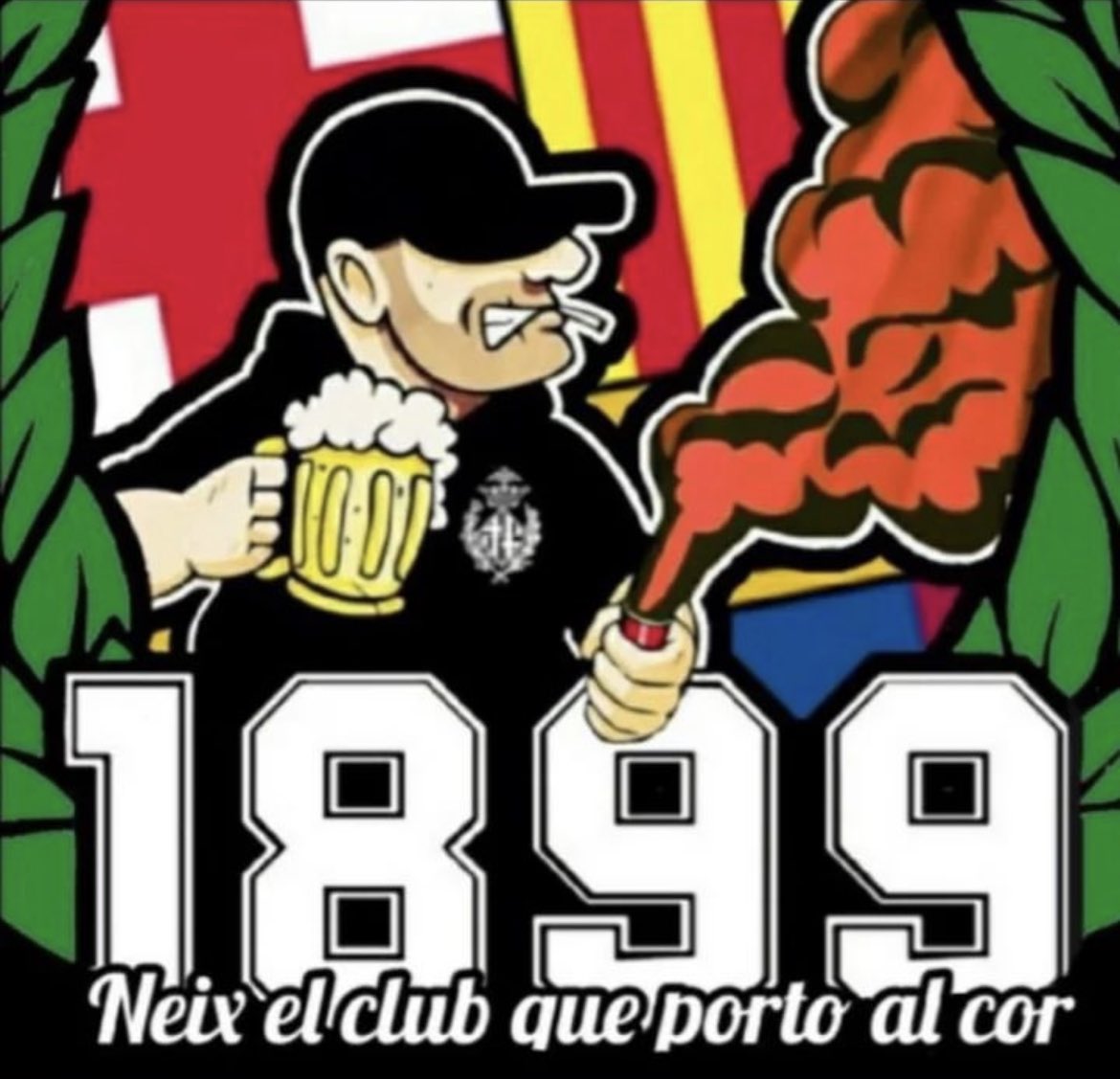 SFcb1899's tweet photo. Quién no crea, que no diga nada! 🔵🔴
#MHDGP
(No sé de quién es el diseño, le citaría por esta obra 😉) https://t.co/Mj3GAfE7uc