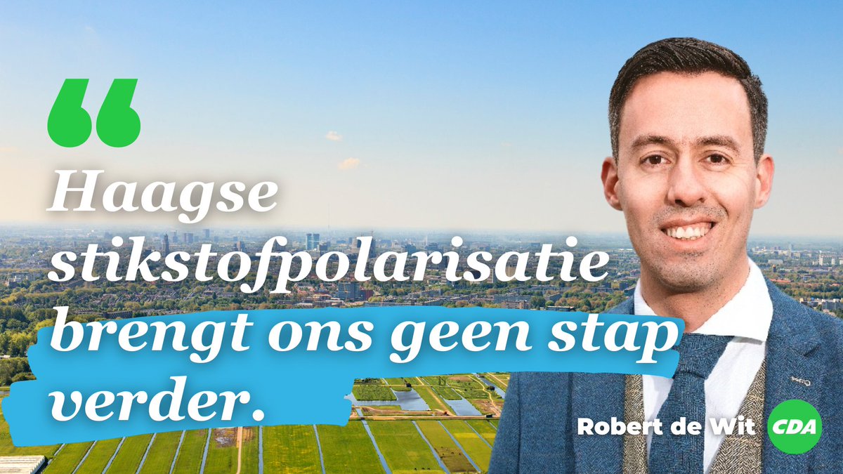 Haagse stikstofpolarisatie brengt ons geen stap verder.  Hoe het #VoorHeelNederland wél moet? Lees hier het opiniestuk van onze provinciale lijsttrekkers: cda.nl/opinie-lijsttr…