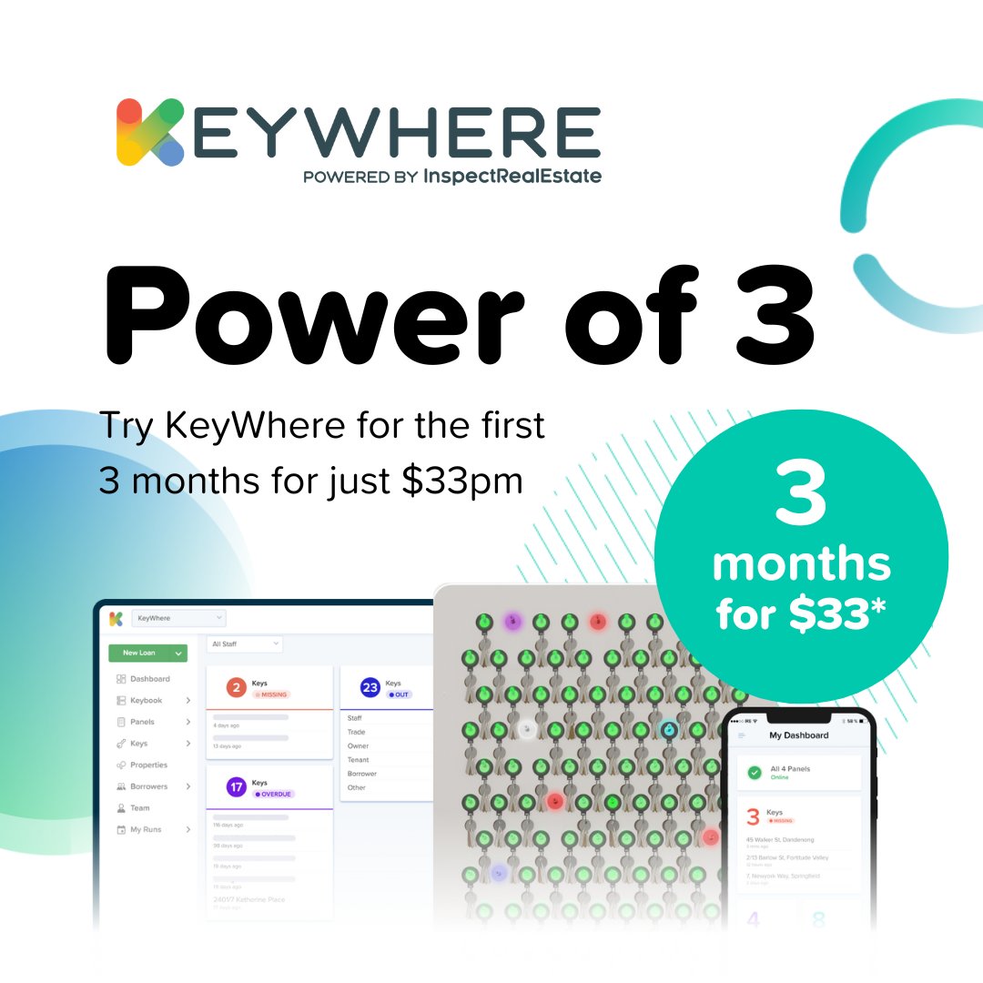 Sign up to KeyWhere on 3/3 for just $33/month for the first 3 months. 
KeyWhere’s innovative key management solution helps you keep track of your keys in real time. Enjoy easy checkouts, automated alerts, and integrated key reservations.
sbee.link/9cad847qyw