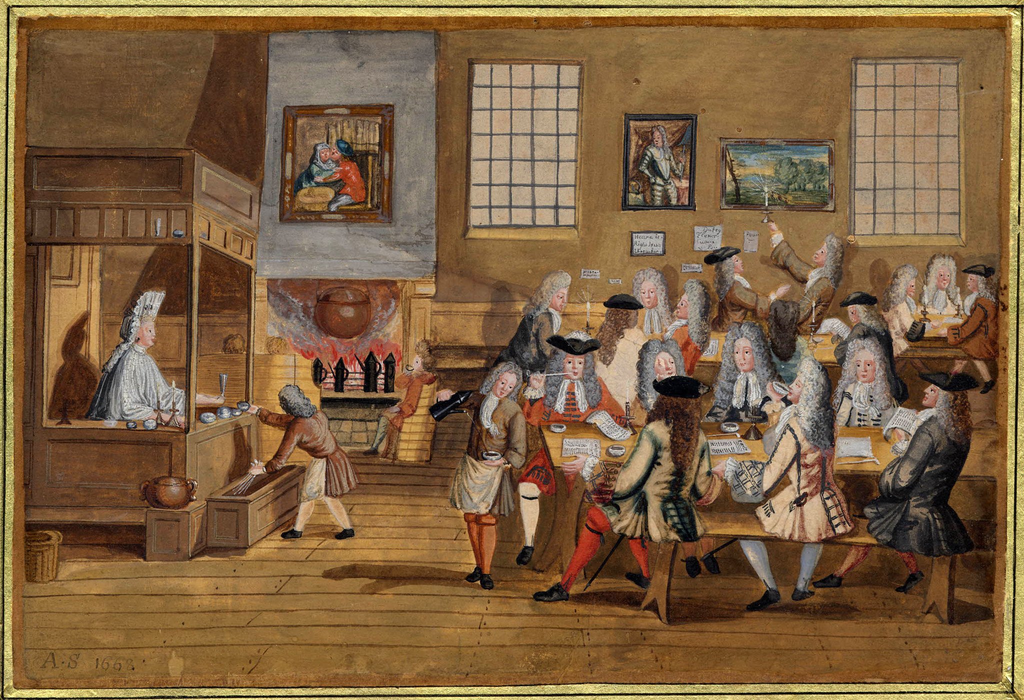 During the 18th century the number of coffeehouses skyrocketed all around Europe; they offered a vit