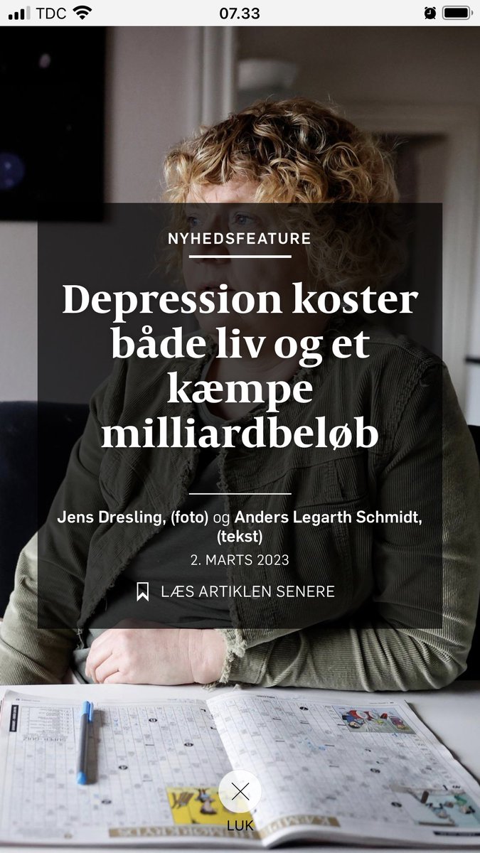 Sygdomsbyrderapporten fra Sundhedsstyrelsen og SDU er kommet i dag. Den viser at depression forårsager flest dødsfald og tabte arbejdsår. Angst og skizofreni ligger også højt. Brug for mere behandlingskapacitet. Fart på 10-årsplan -tak. ⁦<a href="/sophieloehde/">Sophie Løhde</a>⁩