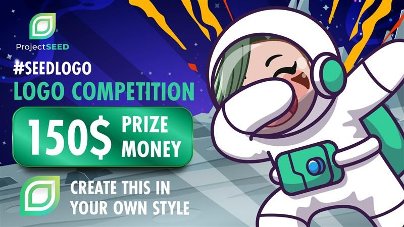 🚀GM SEEDFAM!😀Time for another #SEEDLOGO contest
⚡️be creative
⚡️Art can be digital or physical 
⚡️use hashtag #SEEDLOGO + #ProjectSeedToTheMoon 
⚡️Share on Twitter + telegram 
🏆 1st 30$ 2nd 20$ and 10x 10$
#NFTCommunity #nft #GameFi #BNBChain #BscGem #P2EGame #F2P #GamersUnite
