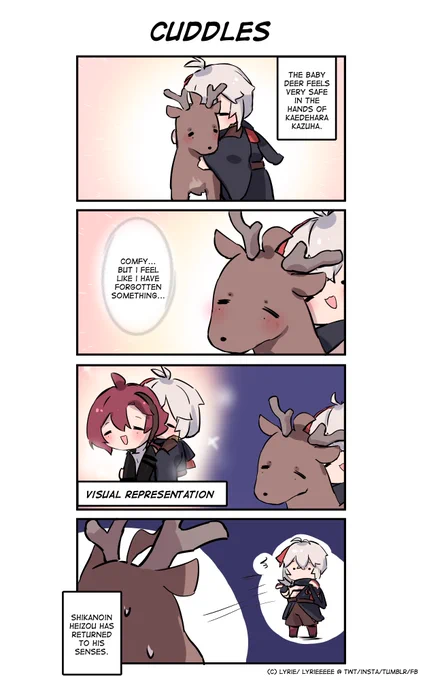 That time Heizou got turned into a deer/ Episode 3
#Heizou #GenshinImpact 
Episode 2
↓ https://t.co/9xQdUcJHJw 