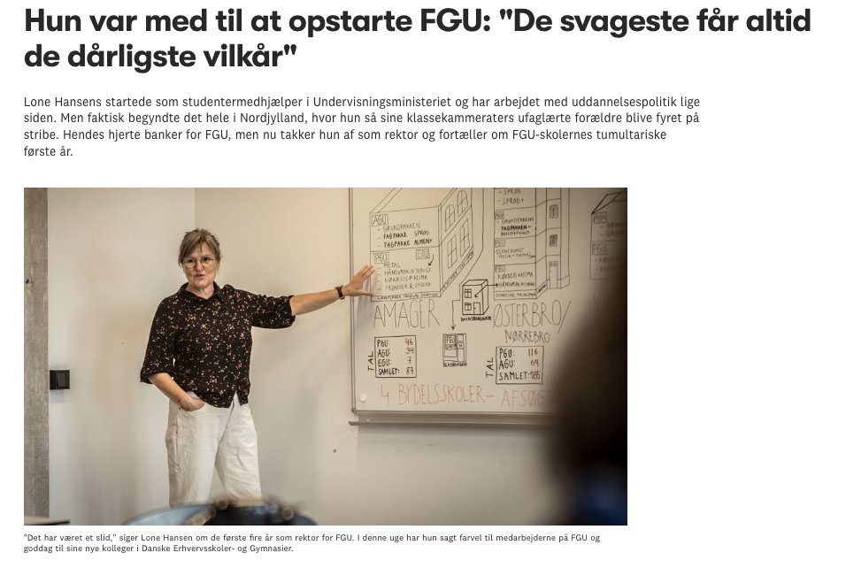 På denne dag, hvor regeringen fremlægger forslag om de videregående uddannelser, er det her interview i Altinget måske det vigtigste, man kan læse, hvis man interesserer sig for uddannelse 👇 #dkpol #dkuddannelse