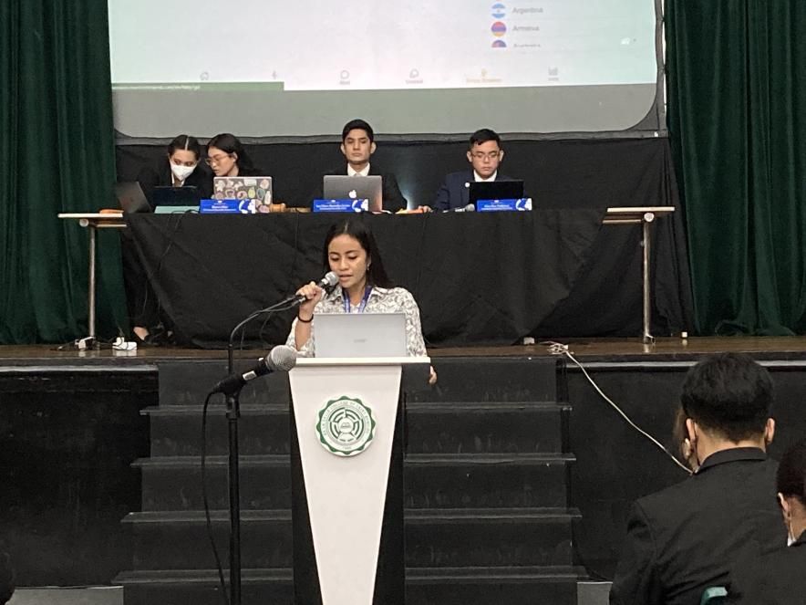 BenildeMUN's tweet photo. 𝐀𝐦𝐧𝐞𝐬𝐭𝐲 𝐈𝐧𝐭𝐞𝐫𝐧𝐚𝐭𝐢𝐨𝐧𝐚𝐥: “Despite all states having obligations, states have contributed the most of the climate crisis." #UNGAUpdates https://t.co/ke0O3Cbx1P