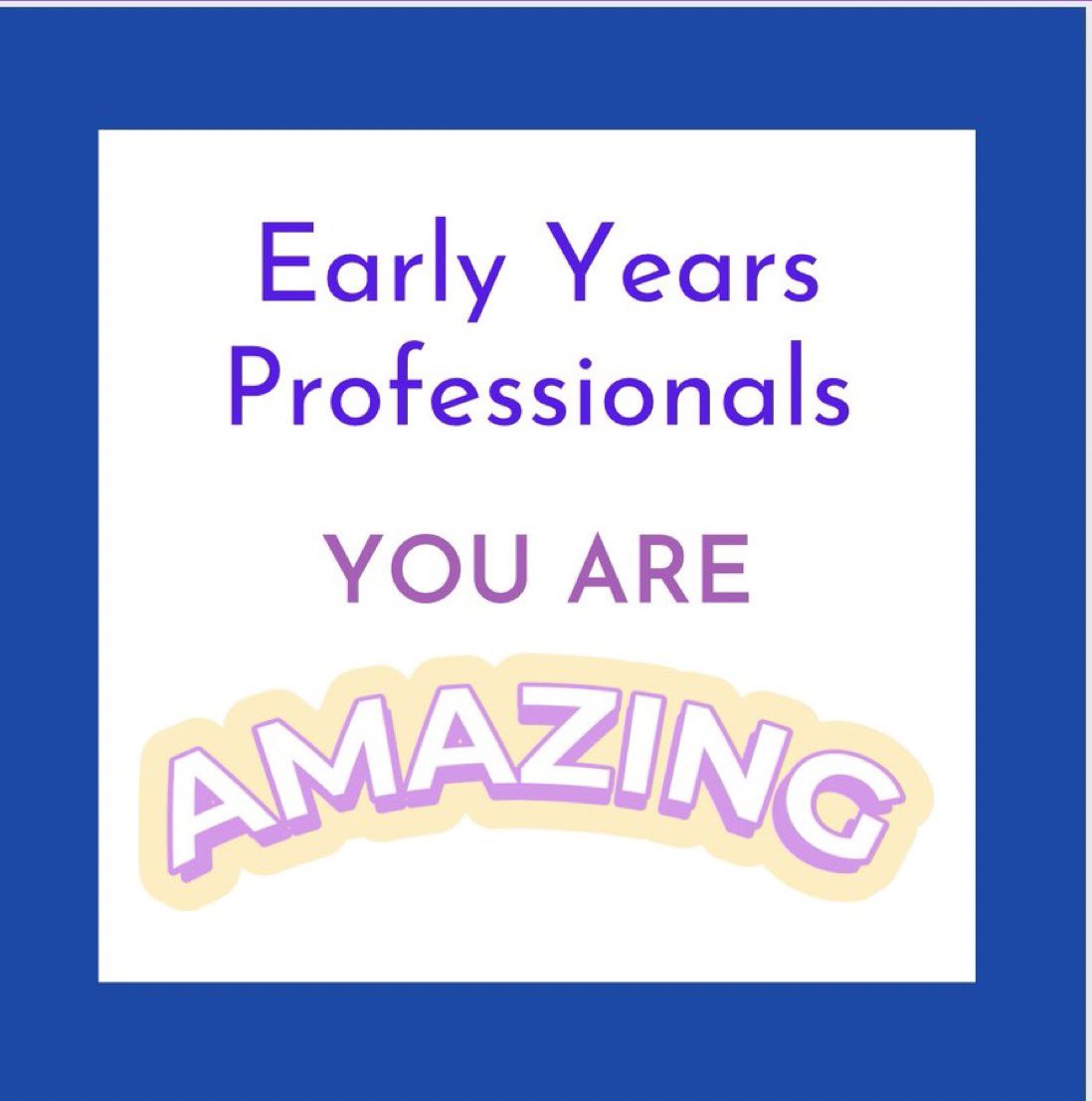 AaronTeamEC's tweet photo. I am putting this out there again because Early Years professionals are amazing 👍😊⭐️❤️ #TeamEC https://t.co/bWyKw0kBfb