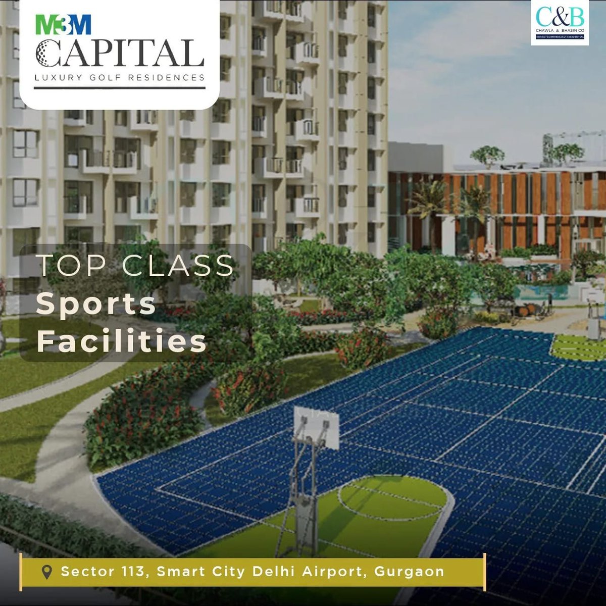 chawlaandbhasin's tweet image. M3M Capital is a residential development by M3M India. The project is sufficed with all modern amenities and covers 2/3 BHK apartments. Being close to all necessities, it has good connectivity to the rest of the city.

#candb #chawlaandbhasin #m3m #m3mindia #m3mcapital