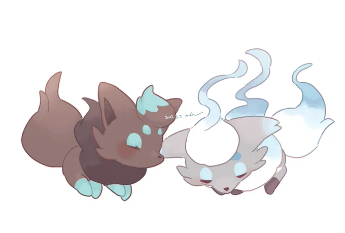 暖かいね〜 #ポケモンイラスト 