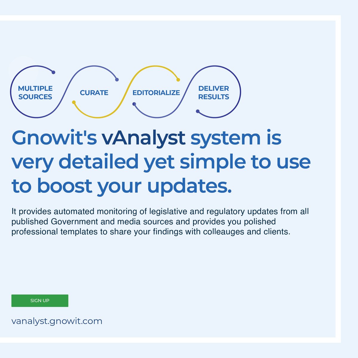 GnowitCommunity's tweet image. Stay ahead of the game with our automated legislative and regulatory monitoring system! Monitor and track all the latest developments in Canadian government and regulatory changes effortlessly. #GovernmentRelations #AutomatedMonitoring #LegislativeChanges #RegulatoryUpdates