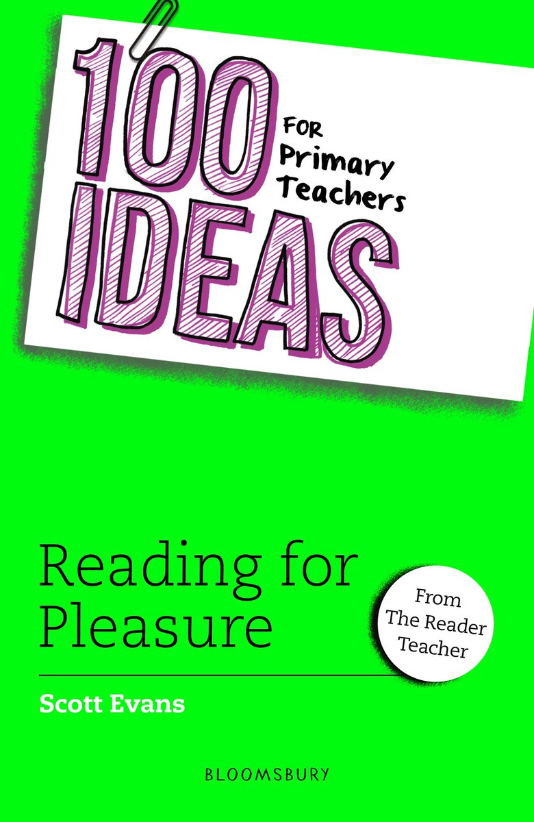 It's #WorldBookDay, which means it's book giveaway time! 📗💚

RETWEET &amp; LIKE this tweet to win one of three copies of my brand new book 100 Ideas for Primary Teachers: Reading for Pleasure (out on 30/3/23).

UK only. Ends 9/3/23. #100Ideas #ReadingForPleasure
#WorldBookDay2023