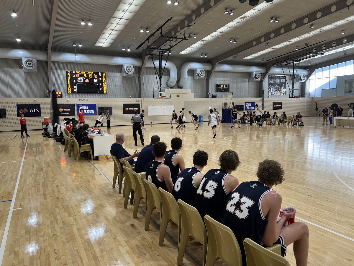 BACentreofExcel's tweet photo. Valuable international competition for our ⁦@BasketballAus⁩ COE &amp; NBAGA athletes with the first of three games against ⁦@JAPANBASKETBALL⁩ U22’s at ⁦@theAIS⁩ https://t.co/fetzYPZcjH