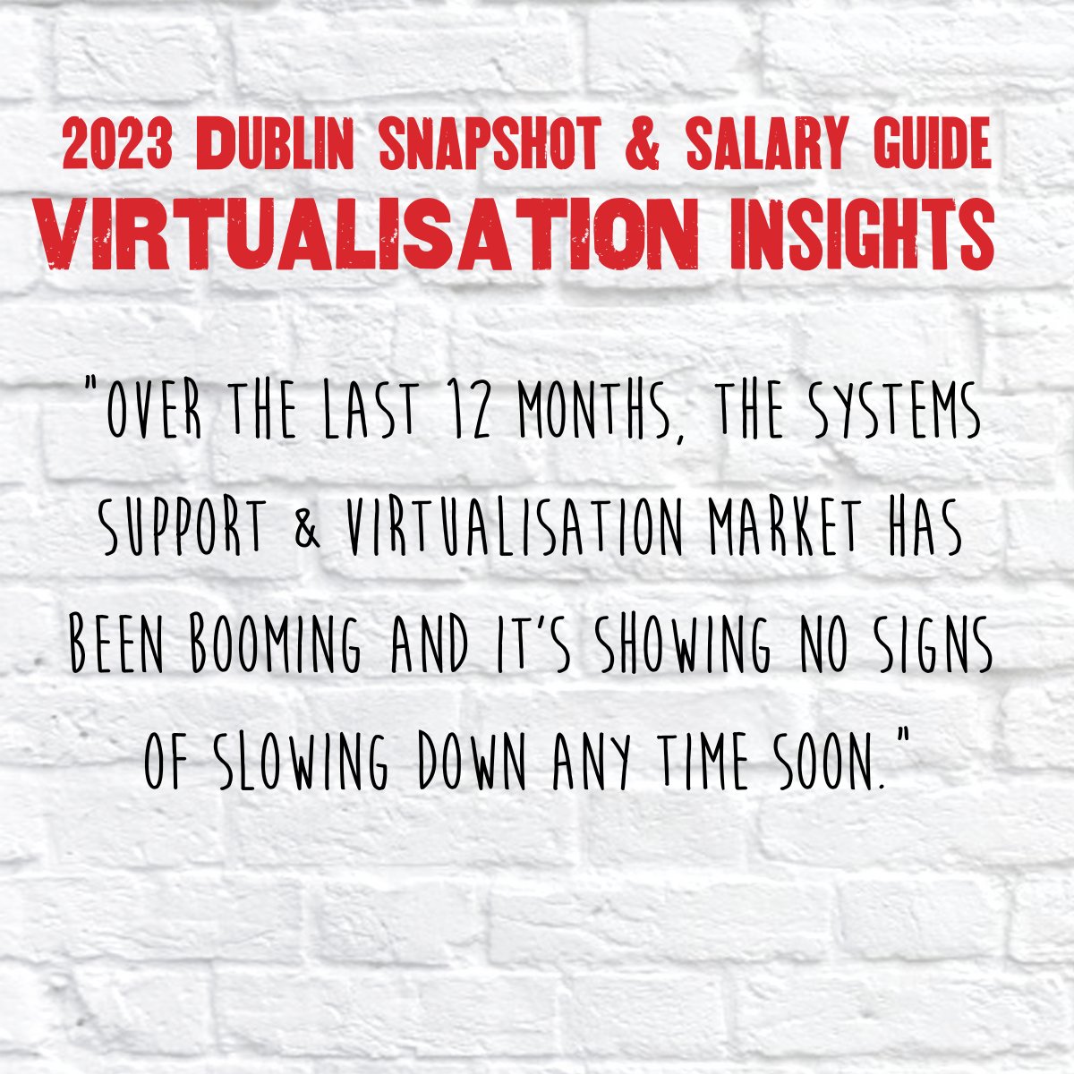 The Recruitment Company is Irelands #1 specialist Cloud, Infrastructure and Security recruitment agency.

Download the Irish market snapshot here – bit.ly/3IUj4N3