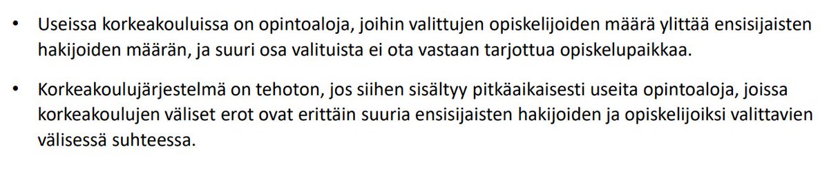 OjaOlli's tweet photo. @PanuKekale @Pia_Pakarinen @K2HEL En ole kehottanut suoranaiseen rakenteiden rikkomiseen, vaan muuttamaan kohdennuksia (itse tekstissä mainitsin, että koulutukseen on satsattava koko maassa) niin, että resursseja ohjattaisiin sinne missä on kysyntää: https://t.co/Ok9Lbp9SVb