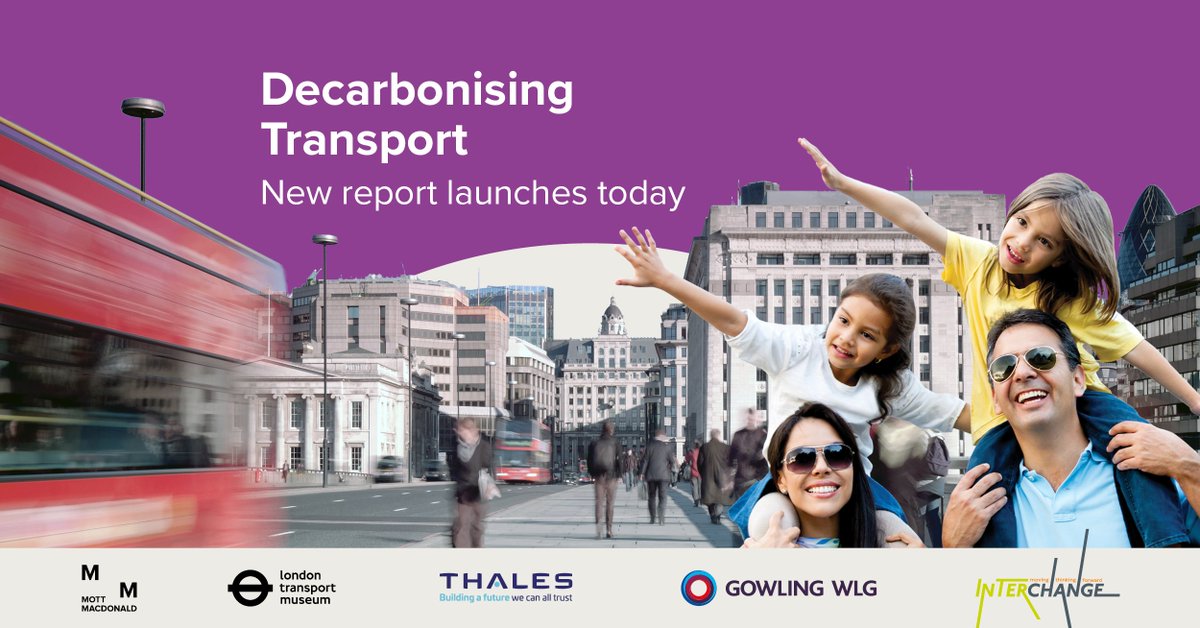 ltmuseum's tweet photo. Let’s get moving together! A new report, #Decarbonisingtransport, calls for collaboration across the UK to deliver greener places to live,  produced by @MottMacDonald with @GowlingWLG_UK and @ThalesUK launching today  with @TfL  Part of @LTMInterchange https://t.co/7xoxIk70Rl https://t.co/qTj4jGwQj5