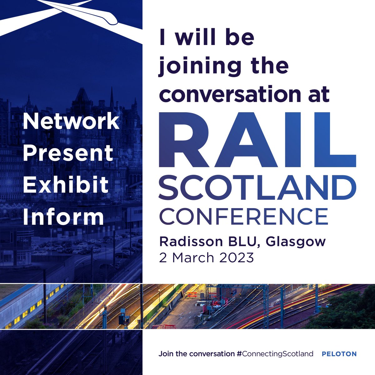 Looking forward to todays Rail Scotland Conference and listening to the industry’s finest on the challenges and opportunities facing us all in the next control period #connectingScotland