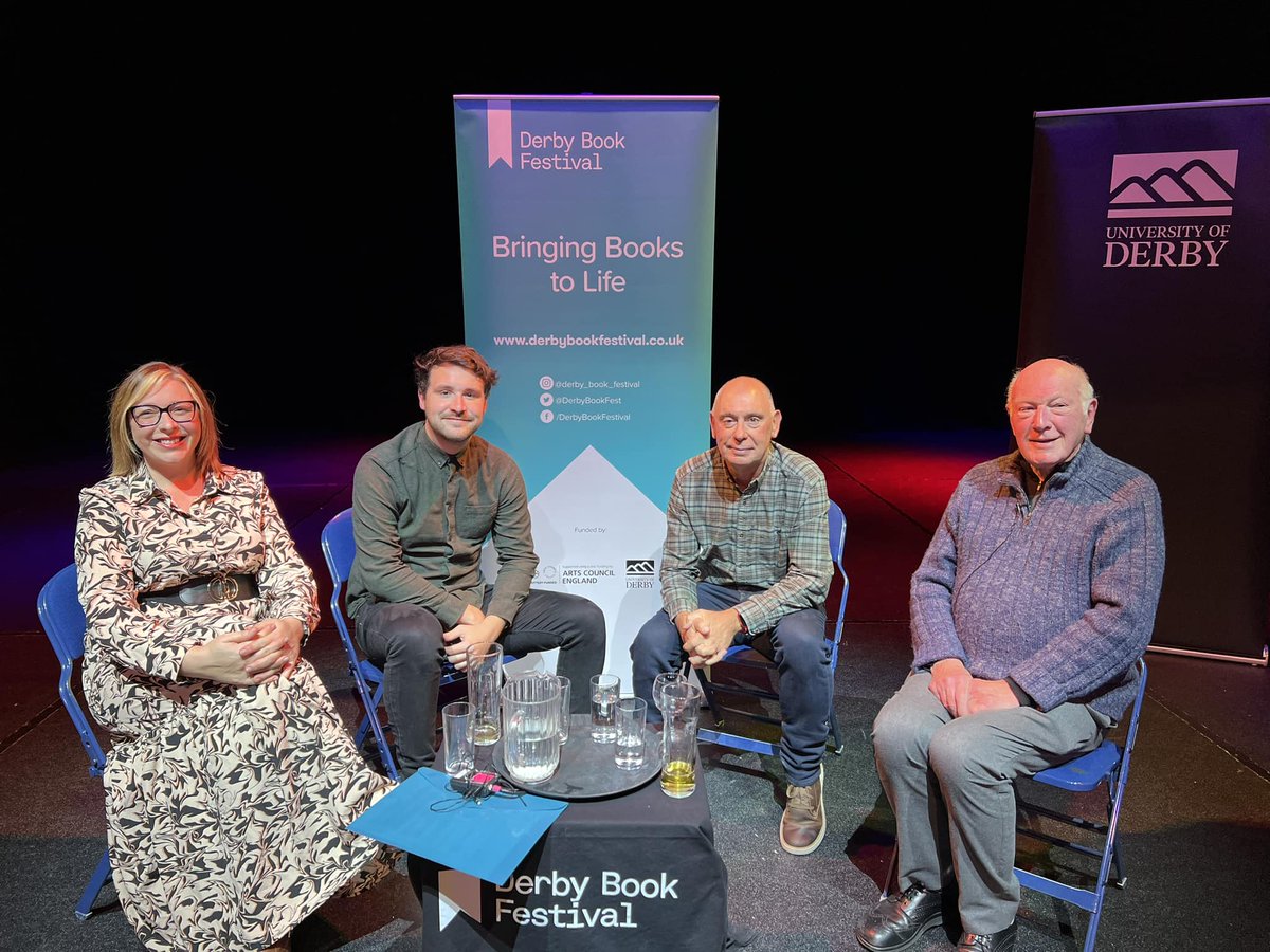 Happy #WorldBookDay - here's a #throwback to last year's <a href="/DerbyBookFest/">Derby Book Festival</a> Autumn event at <a href="/landauforte/">Landau Forte</a> where I spoke to <a href="/RyanHills27/">Ryan Hills</a> about his #dcfc book 'Groundwork'

We were also joined by these two legends...Colin Gibson &amp; Graham Richards.
