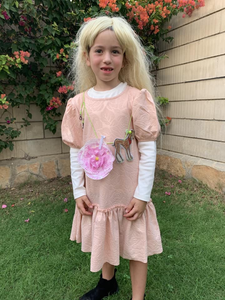 amphalon's tweet photo. @LaurenceAnholt my children have loved your artist books, here for World Book Day is Julie from The Magical Garden of Claude Monet. https://t.co/OsVlSvEfa5