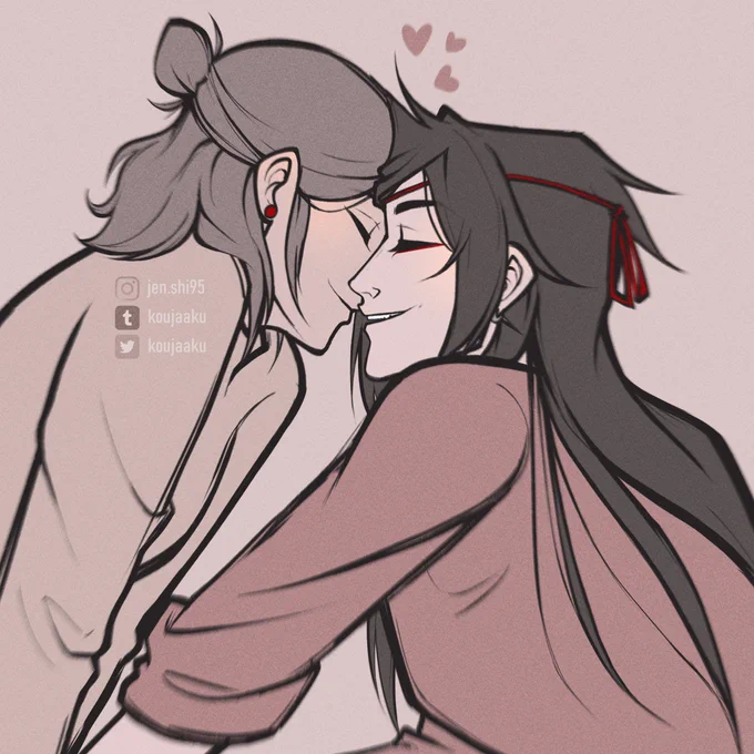 Hope you don't mind me swooping in here almost 2 years later...  #tgcf #hualian #dtiys  