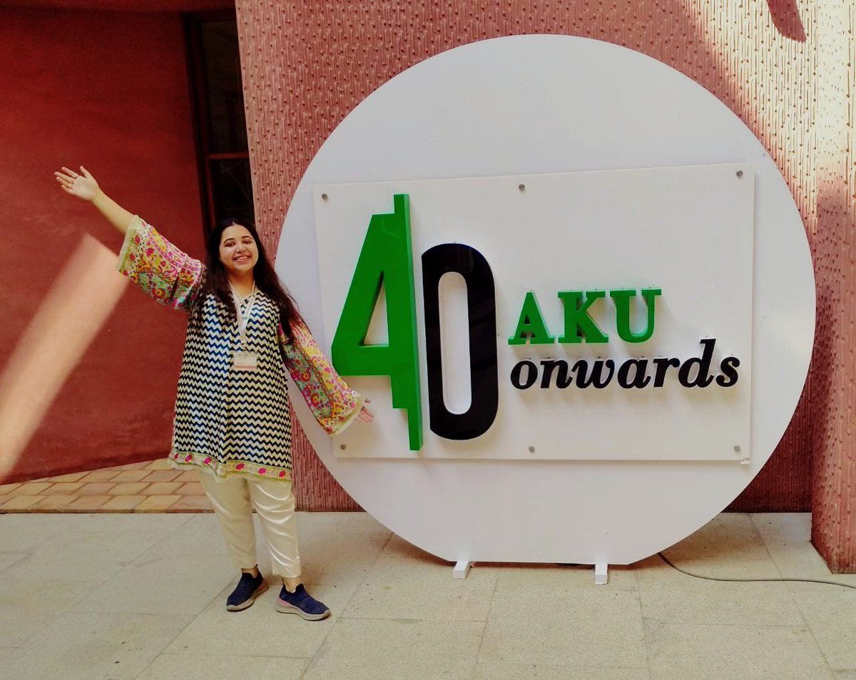 JayKSquared's tweet photo. Exciting news! Aga Khan University, where I work, is celebrating its 40th anniversary this year. It's been an incredible journey, and I am proud to be part of such a remarkable institution. Join me in congratulating on this milestone!  #AKUOnwards #40YearsOfAKU https://t.co/glNFqMuLpi