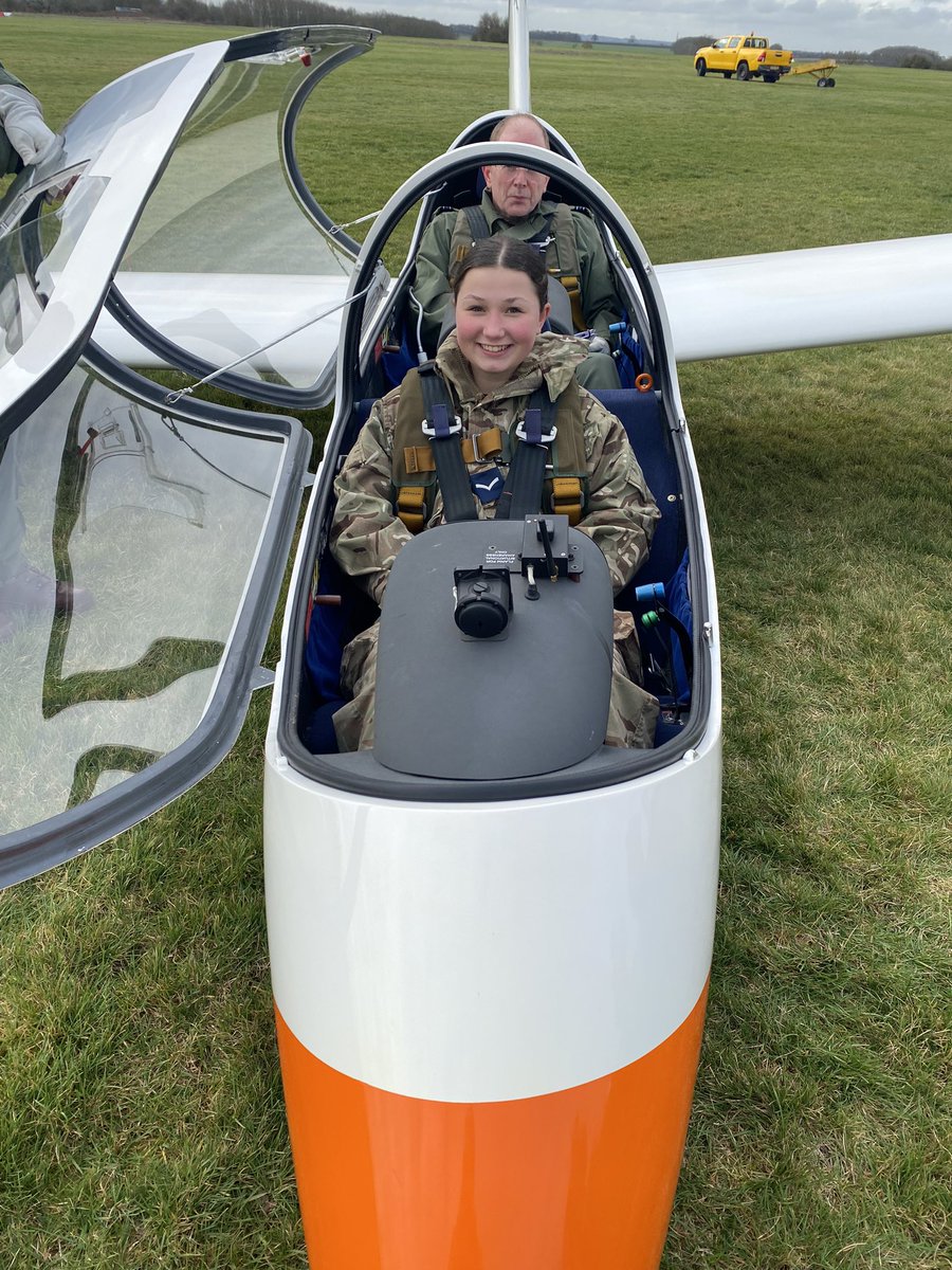 It was awesome to see the smiles of these three cadets as they took to the skies. For 2 out of 3 cadets, this was their first time in a Viking glider. Thank you to 644 Vgs at RAF Syerston for a lovely day.