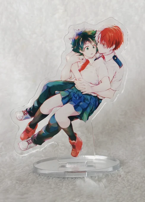 3月そばそば企画用グッズ①轟出Love Me Tenderシリーズ表紙絵アクスタセット(数量の問題から一部を単品にするか考え中)昨年のイベントでアクスタが欲しいとリクエスト頂けたので作ってみました絵が古すぎたのでイラスト少し修正あり 