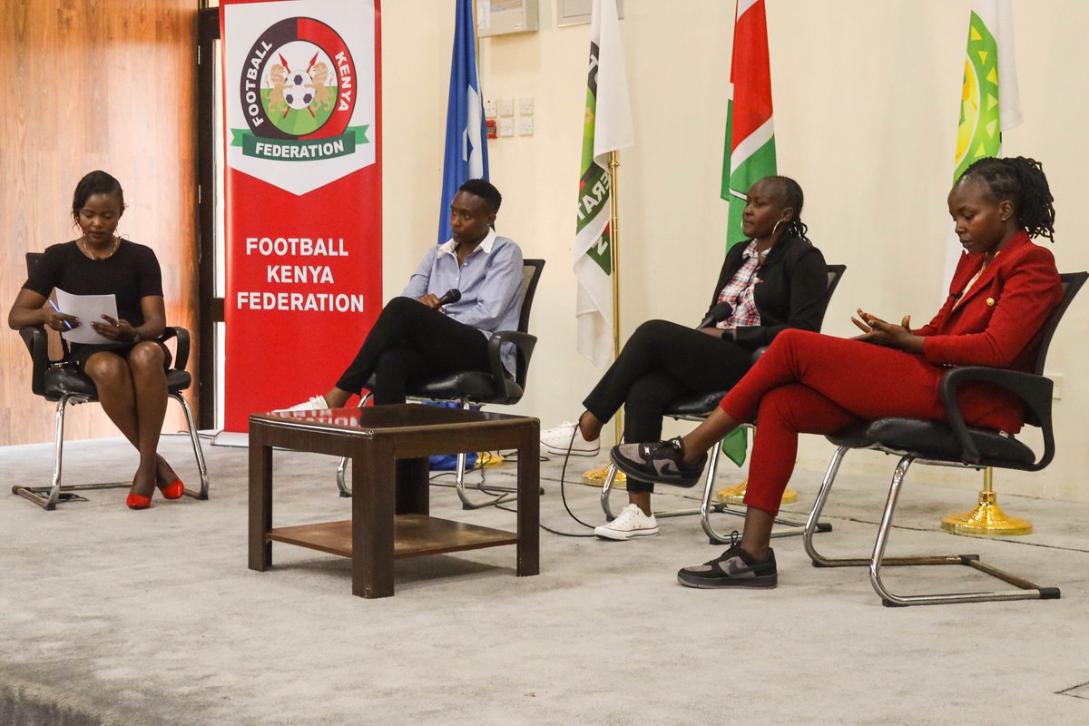 Football_Kenya's tweet photo. Today's Panel: A Top scorer, A Coach, and A former Kenyan international https://t.co/ZsYK7dSK4M
