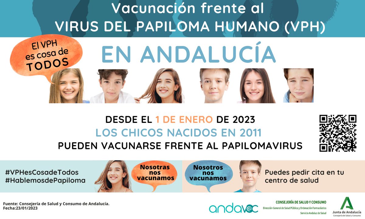 DSAPCostadelSol's tweet photo. El #VPH es cosa de todos. Pide cita y vacúnate. https://t.co/YSkAjhig2W