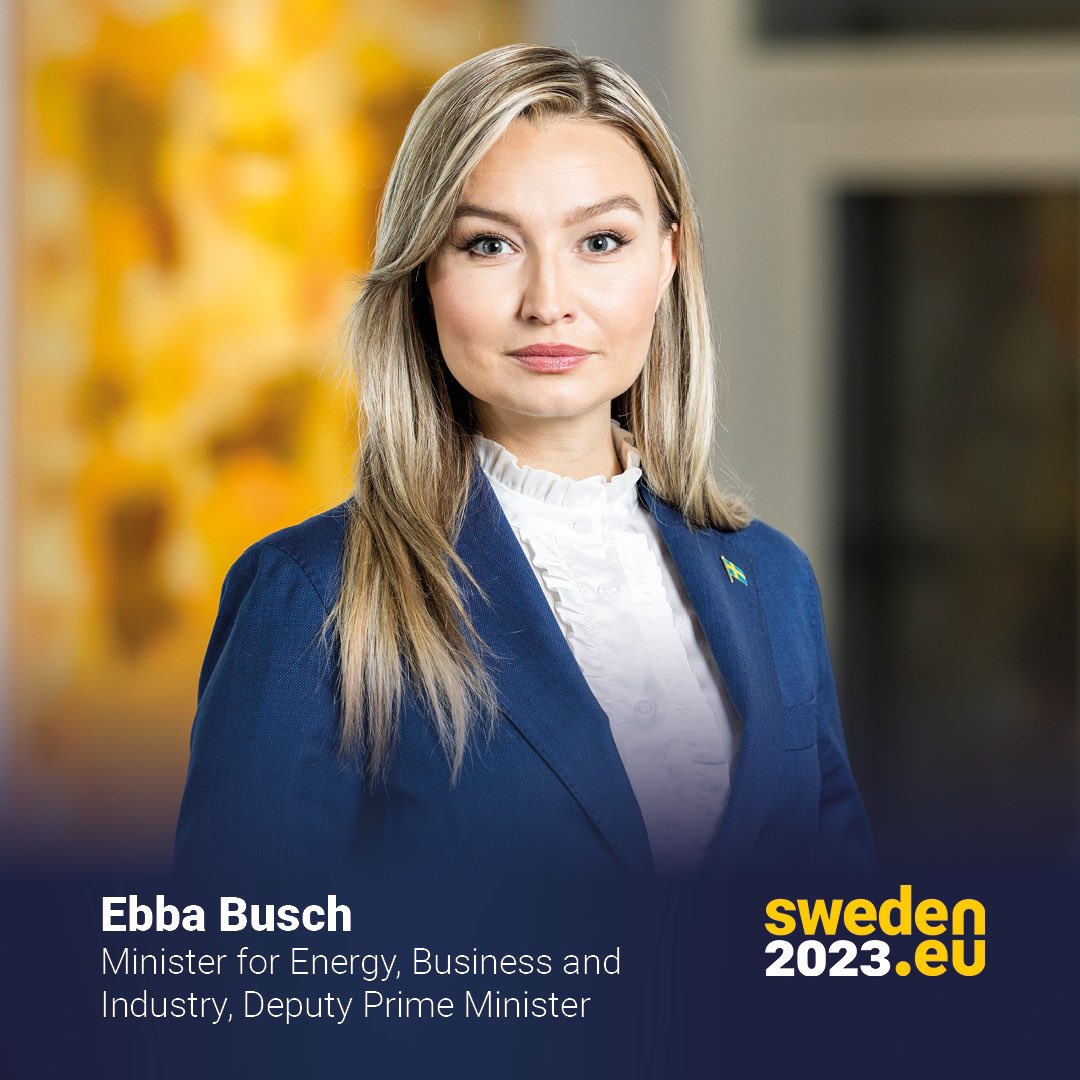 SwedeninEU's tweet photo. ⚙ COMPET | Today Minister for Energy, Business and  Industry @BuschEbba chairs the Council meeting in Brussels. 

On the agenda:

📌 Distance financial services
📌 Short-term rental of accommodations
📌 The EU's long-term competitiveness

More info ➡️ https://t.co/JPSn4amP5A https://t.co/9tmRE6wuik