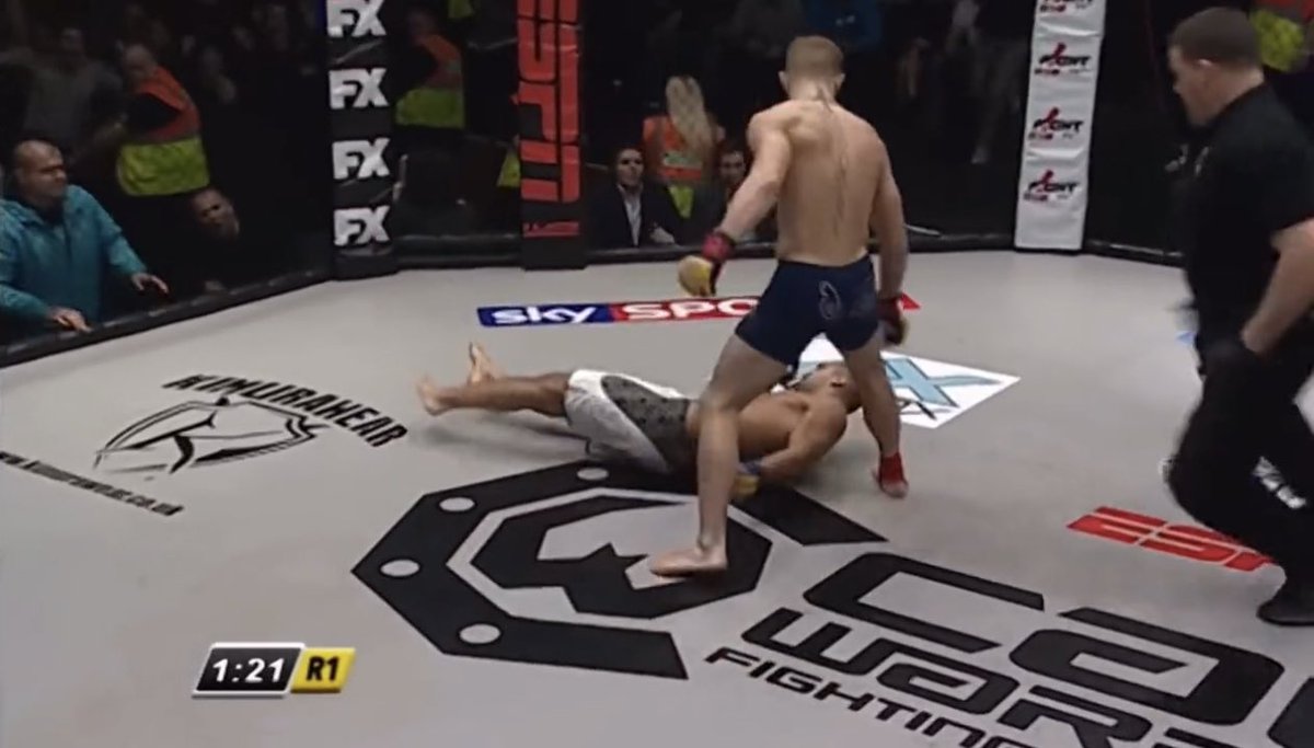I was never going to hit here. Fighters that do this are dishonorable in my opinion. It’s so much smoother to recognize the KO and billi walk off.