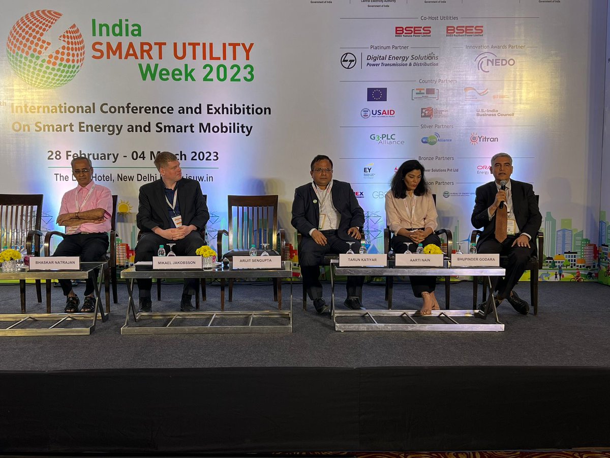 TESSsummit's tweet photo. The Panel is chaired &amp; moderated by Mikael Jakobsson, President, Asia Pacific Urban Energy Association (APUEA)

Esteemed panelists include:
Arijit Sengupta, Director, @beeindiadigital https://t.co/R50sCnDj8s