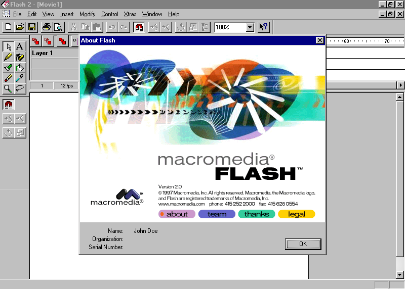 Flash splash screen evolution 1996–2003 – FutureSplash Animator ...