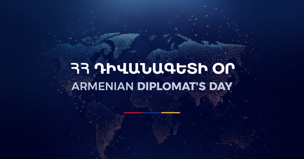 Today we celebrate Armenian #DiplomatsDay.  Our diplomacy unwaveringly continues to strengthen #Armenia's independence, sovereignty & democracy. We highly appreciate our diplomats & their selfless work in the key mission of serving the national interests of 🇦🇲.