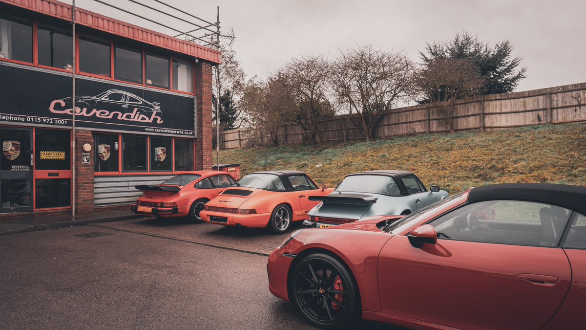 Amongst its peers…. Recently had a gorgeous Carmine Red 992 CS in for a major service. #Porsche #Service #LongEaton #Nottingham #CavendishPorsche #PorscheService #ClassicPorsche #Porsche911 #Porsche992 #ClassicPorsche #RetroPorsche