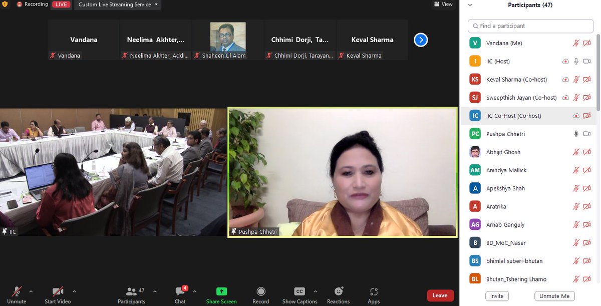 CUTS M-Connect Project (@cuts_mconnect) on Twitter photo Happening Now⬇️
#Regional #Meeting on #Multimodal #Connectivity in the #BBIN #Subregion
Join at: us06web.zoom.us/j/82291693356?…
#MConnect
<a href="/bc_cuts/">Bipul Chattopadhyay</a> <a href="/unsy_org/">Unnayan Shamannay</a> <a href="/NEFNepal/">Nepal Economic Forum</a> <a href="/Bhutan_MCI/">BMCI</a> <a href="/FCDOGovUK/">Foreign, Commonwealth & Development Office</a> <a href="/Clement_Kuan/">Kuancheng Huang</a> <a href="/SecyP2DS/">Dr A Didar Singh</a> <a href="/BimstecInDhaka/">BIMSTEC</a> <a href="/ADB_HQ/">Asian Development Bank</a> <a href="/sasecprogram/">SASEC</a> <a href="/LPAI_Official/">Land Ports Authority of India</a> <a href="/IWAI_ShipMin/">IWAI</a> Happening Now⬇️
#Regional #Meeting on #Multimodal #Connectivity in the #BBIN #Subregion
Join at: us06web.zoom.us/j/82291693356?…
#MConnect
<a href="/bc_cuts/">Bipul Chattopadhyay</a> <a href="/unsy_org/">Unnayan Shamannay</a> <a href="/NEFNepal/">Nepal Economic Forum</a> <a href="/Bhutan_MCI/">BMCI</a> <a href="/FCDOGovUK/">Foreign, Commonwealth & Development Office</a> <a href="/Clement_Kuan/">Kuancheng Huang</a> <a href="/SecyP2DS/">Dr A Didar Singh</a> <a href="/BimstecInDhaka/">BIMSTEC</a> <a href="/ADB_HQ/">Asian Development Bank</a> <a href="/sasecprogram/">SASEC</a> <a href="/LPAI_Official/">Land Ports Authority of India</a> <a href="/IWAI_ShipMin/">IWAI</a>