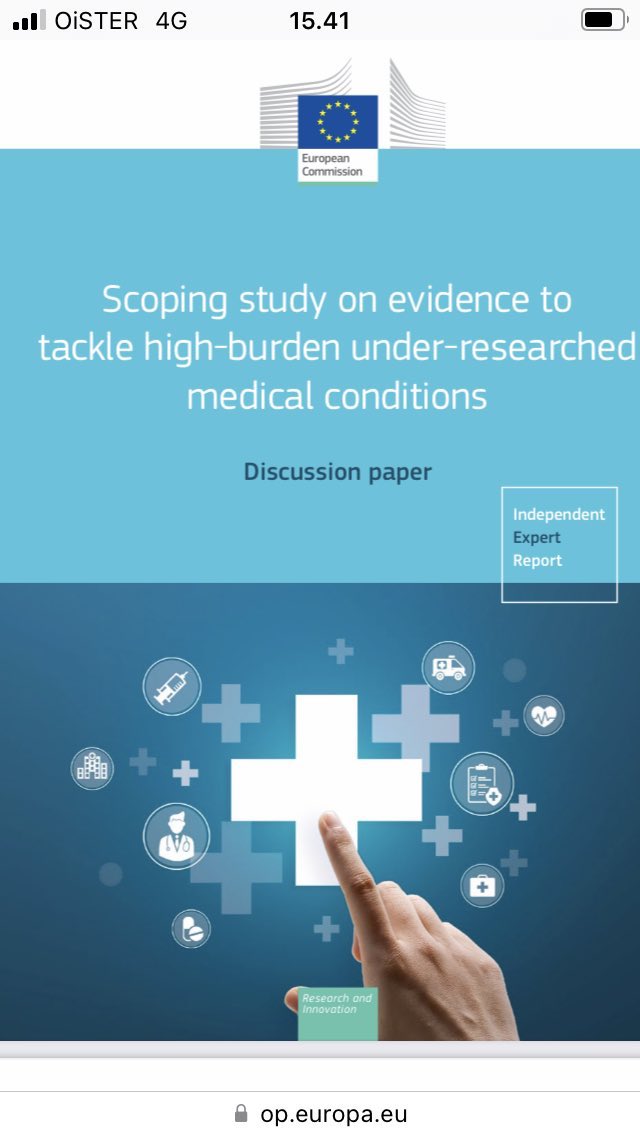VibekeVind's tweet image. Håber I også kigger på EU’s rapport over underudforskede sygdomme med høj sygdomsbyrde. 

Fx er ME, MCAS, POTS, EDS, kronisk borrelia, fibromyalgi på listen.
#sundhedforalle #ulighedisundhed #sundpol 

op.europa.eu/en/publication…

op.europa.eu/o/opportal-ser…