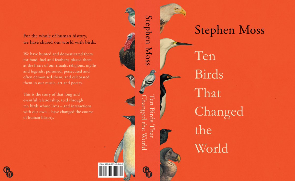Ten Birds that Changed the World now out from 
<a href="/FaberBooks/">Faber Books</a> My first truly global book, showing how birds have influenced human history, culture and society, from prehistoric times to the present day, and with a timely message for the future...