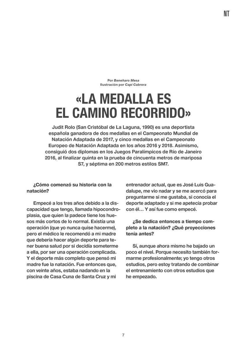 JuditRoloM's tweet photo. Reportaje en la revista @BinterCanarias ¡Muchísimas gracias! 💚✈️ https://t.co/5QiDFBL394